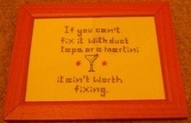 If You Can't Fix It... X Stitch