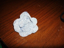 Rose Brooch From Old Pants!