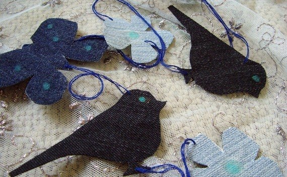 Denim Hanging Decoration