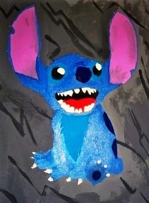 Disney's Stitch Painting