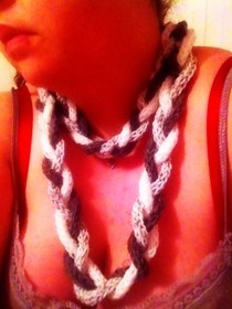 French Knitting Scarf