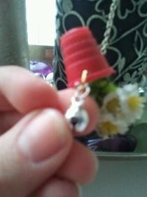 Thimble Flower Necklace