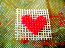 How To Cross Stitch A Heart
