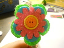 Felt Hemp Flower Headband