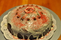 Christmas Gingerbread Wonderland Cake =D