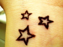 Tattoo Stars With Sharpie