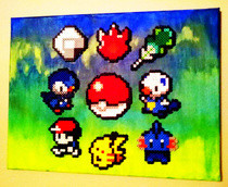 Pokemon Perler Art