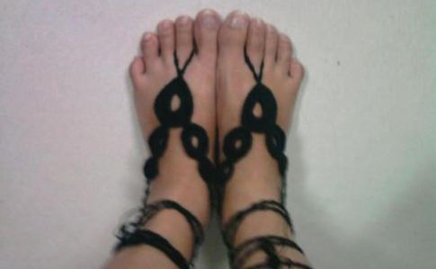 Black Barefoot Crochet