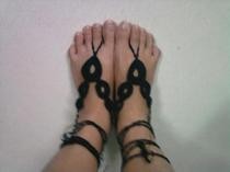 Black Barefoot Crochet
