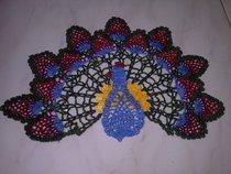 Peacock Doily