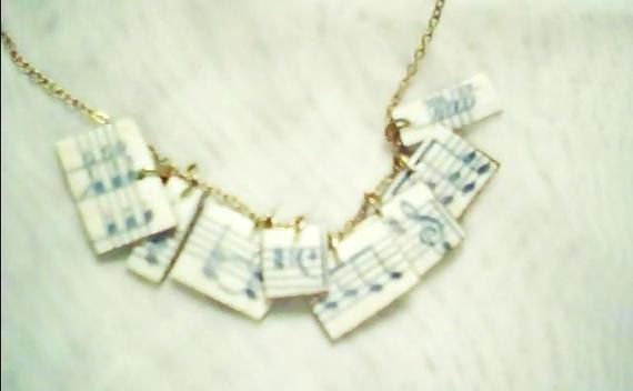 Music Notes Necklace