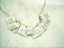 Music Notes Necklace