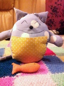 Sushi Mama Cat Plushie