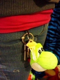 Yoshi Key Chain