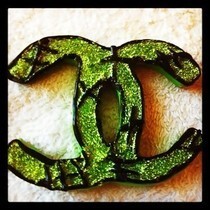 Zombie Glitter Chanel Pendant