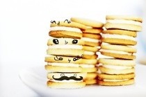 Lavender Lemon Cookie Sandwiches