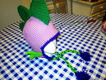 Mlp Spike The Dragon Crochet Hat