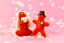Gingerbread Man & Wife Plushies