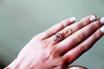 Wire Heart Finger Ring Diy