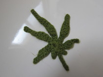 Crochet Pot Leaf