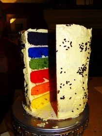 Rainbow Layer Cake