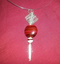Large Red Charm