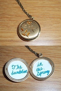 Hunger Games "Dandelion" Locket