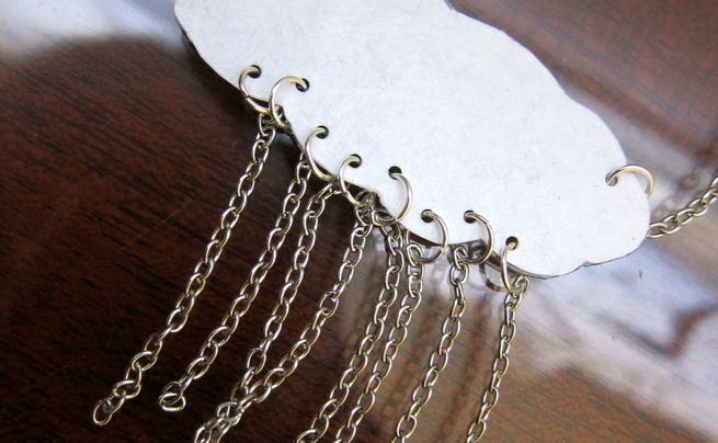 Raining Cloud Necklace