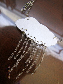 Raining Cloud Necklace