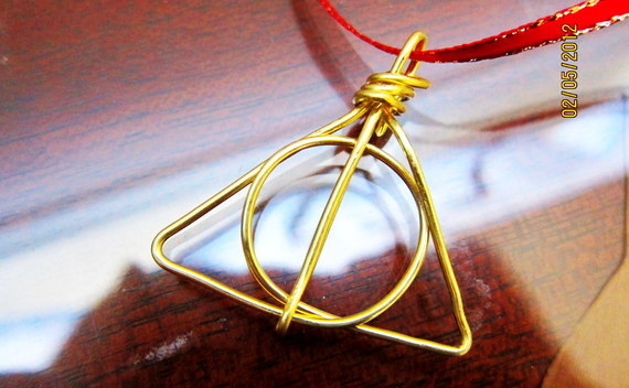 Wire Deathly Hallows Charm