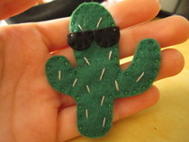 Cactus Brooch