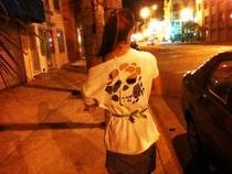 Cut Out Skull Tee