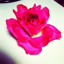 Glitter Punk Rose Hair Accessory