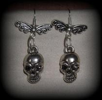 Fairy Skull Earrings