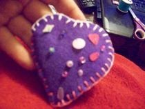 Heart Shaped Needle Keeper.
