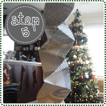 Book Page Accordion Garland