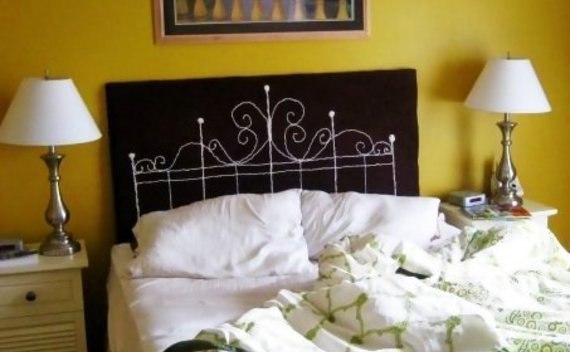 Embroidered Headboard