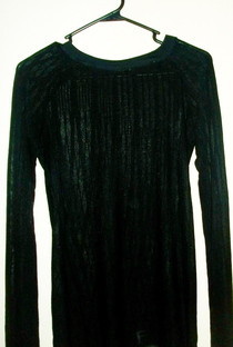 Striped Fishnet Shirt