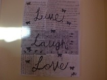Live,Laugh, Love Painting