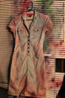 Ombre Dyed Trench Dress