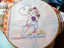 Embroidered Hankerchief