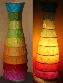 Tissue Paper Lamp