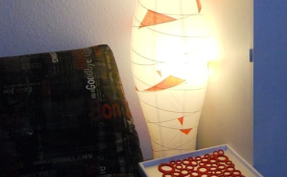 Ikea Paper Lamp Made To Match An Urban Interior