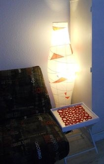 Ikea Paper Lamp Made To Match An Urban Interior