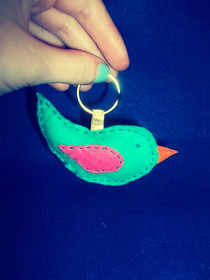 Bird Keyring.