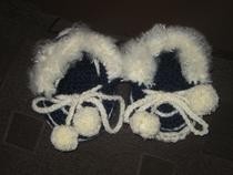 These Are My Hand Crocheted Babie Moccasins. That I Am Thinking Of Starting To Sell