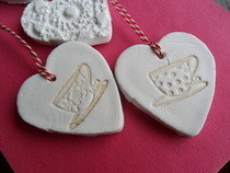 Clay Hearts
