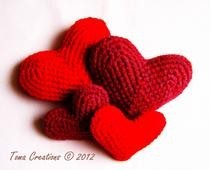 Crocheted Hearts