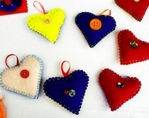 Lavender And Flax Seed Heart 