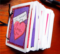 Playing Cards Love Book